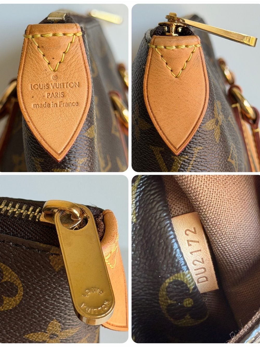 Authentic Louis Vuitton Totally GM Monogram Canvas Shoulder Handbag Tote Purse - Picture 11 of 15